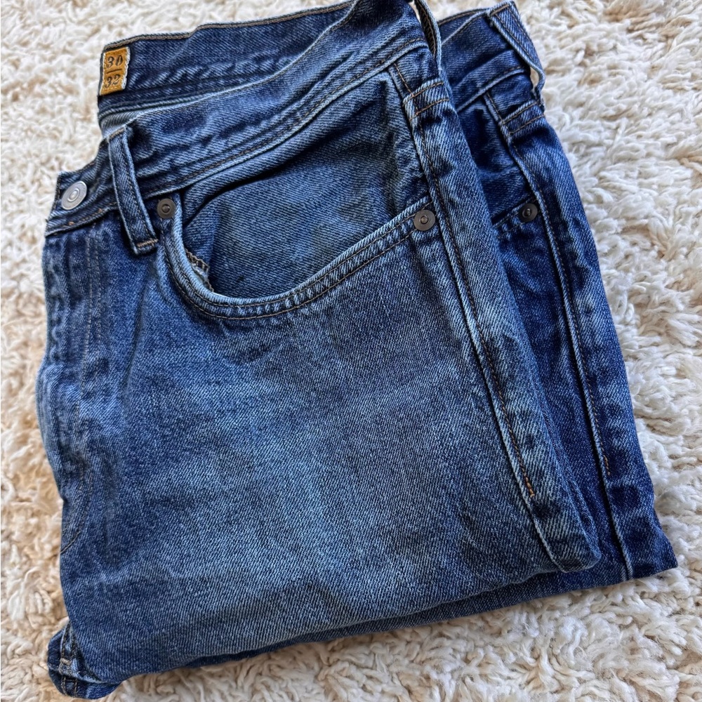 J. Crew Men's Straight Jeans - Blue